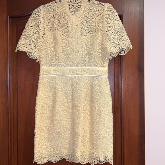 RTW BRAND NEW SANDRO LACE DRESS SIZE US 36 COCKTAIL SHORT SLEEVE PARTY DRESS - Picture 5 of 6